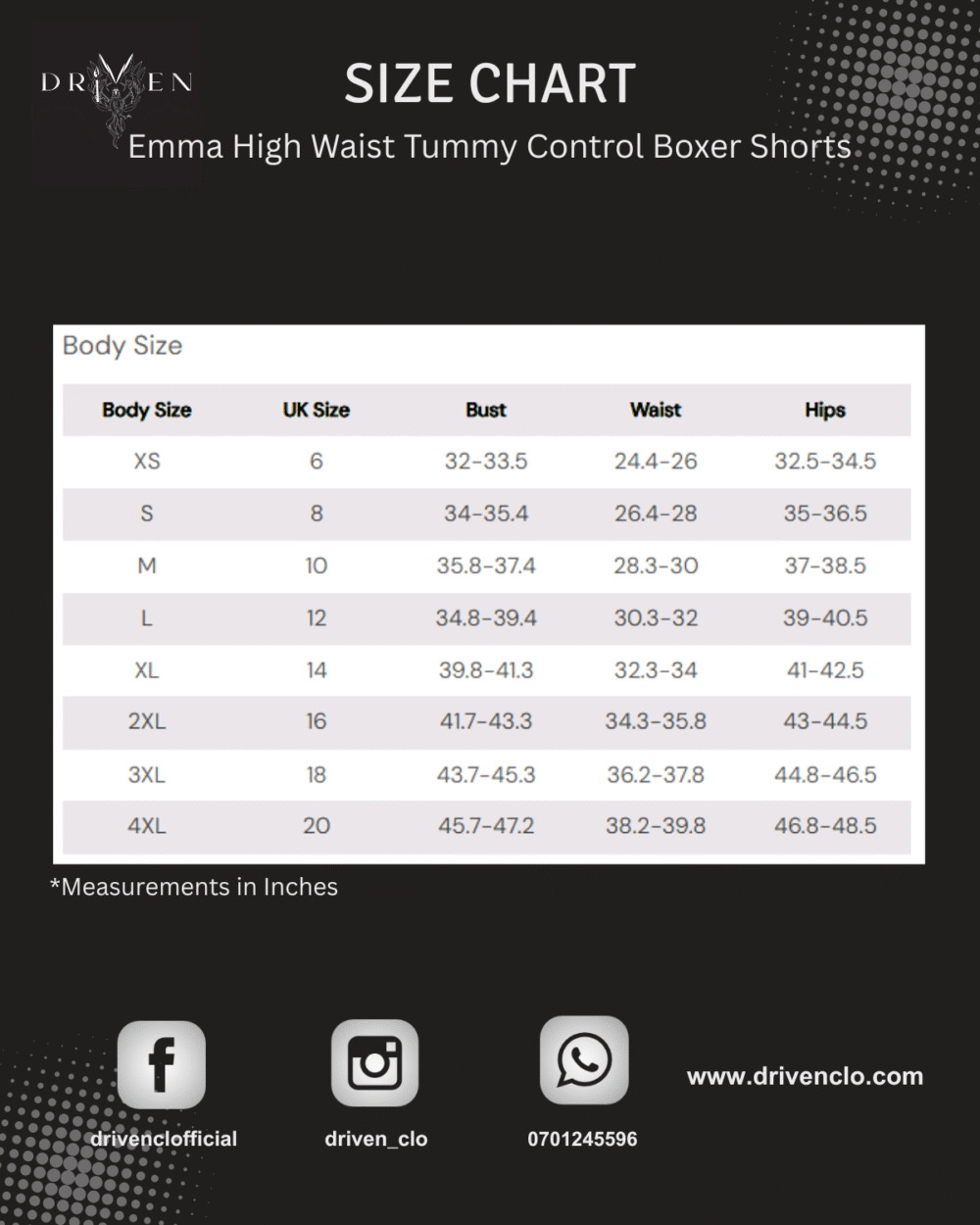 Emma High Waist Tummy Control Boxer Shorts - Image 2