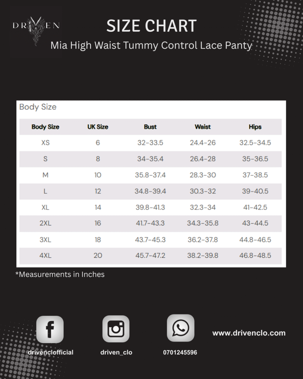 Mia High Waist Tummy Control Lace Panty - Image 2