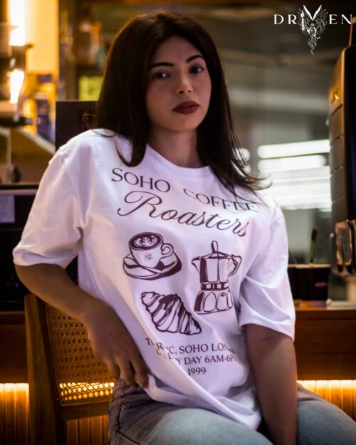 COFFEE ROASTERS OVERSIZED T-SHIRT