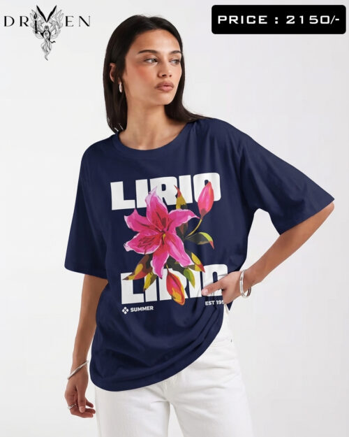VIVID LILY OVERSIZED T-SHIRT