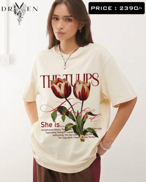 TULIPS OVERSIZED T-SHIRT