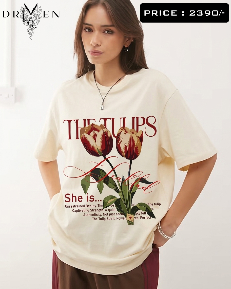 TULIPS OVERSIZED T-SHIRT