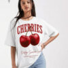 CHERRY VINTAGE SUMMER OVERSIZED T-SHIRT